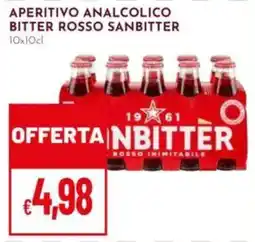 Pan Aperitivo analcolico bitter rosso Sanbitter offerta