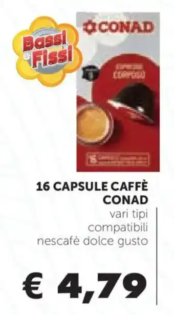16 capsule caffè Conad