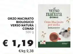 Conad Orzo macinato verso natura offerta