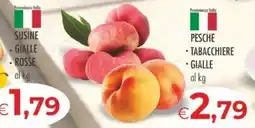 MerSi Supermercati Susine gialle rosse offerta
