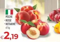 MerSi Supermercati Pesche rosse nettarine offerta