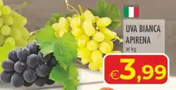 MerSi Supermercati Uva bianca Apirena offerta