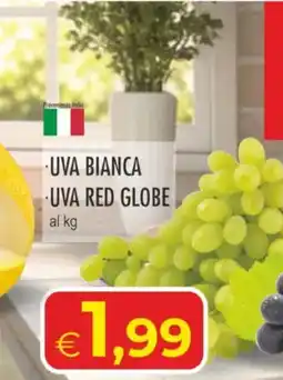 MerSi Supermercati Uva bianca uva red globe offerta