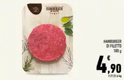 Conad Tuday Hamburger di filetto offerta