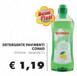 Conad Detergente pavimenti Conad offerta
