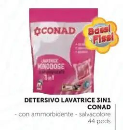 Conad Detersivo lavatrice 3in1 Conad offerta