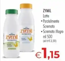 MerSi Supermercati Zymil Latte offerta