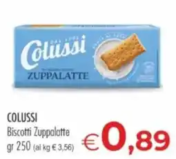 MerSi Supermercati Colussi Biscotti Zuppalatte offerta