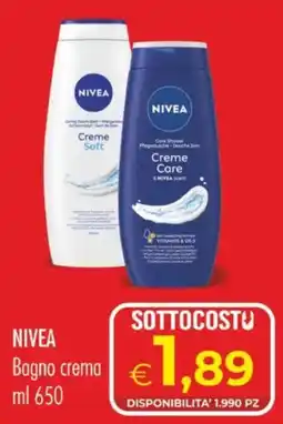 MerSi Supermercati NIVEA Bagno crema offerta