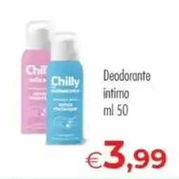 MerSi Supermercati Deodorante intimo Chilly offerta
