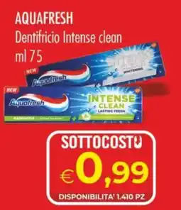 MerSi Supermercati Aquafresh Dentifricio Intense clean offerta