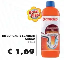 Conad Disgorgante scarichi Conad gel offerta