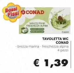 Conad Tavoletta wc conad offerta