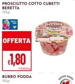 Pan Prosciutto cotto cubetti Beretta offerta