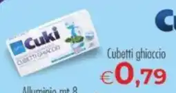 MerSi Supermercati Cubetti ghiaccio Cuki offerta