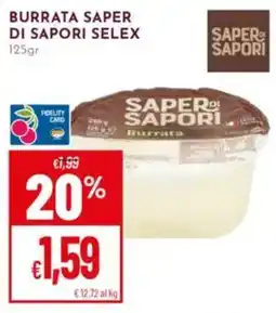Pan Burrata Saper di Sapori Selex offerta