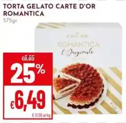 Pan Torta gelato carte d'or romantica offerta