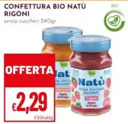 Pan Confettura bio Natù Rigoni offerta