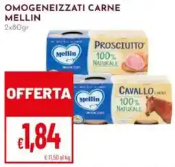 Pan Omogeneizzati carne Mellin offerta