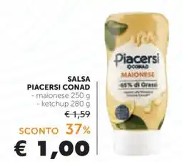 Conad Salsa Piacersì Conad offerta