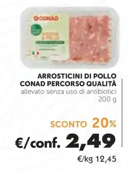 Conad Arrosticini di pollo Conad Percorso Qualità offerta