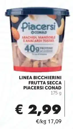 Conad Frutta secca Piacersi Conad offerta