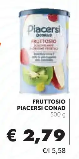 Conad Fruttosio Piacersi Conad offerta