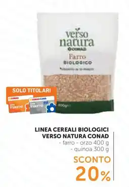 Conad Farro biologico Verso Natura offerta