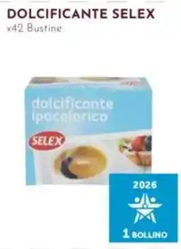Pan Dolcificante ipocalorico Selex offerta