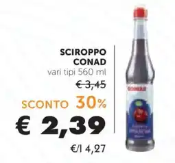 Conad Sciroppo Conad offerta