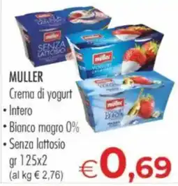 MerSi Supermercati Muller Crema di yogurt offerta