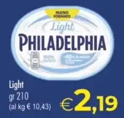 MerSi Supermercati Light Philadelphia offerta