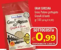 MerSi Supermercati Gran Soresina Grana Padano grattugiato offerta