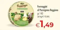 MerSi Supermercati Formaggini al Parmigiano Reggiano offerta