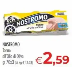MerSi Supermercati Nostromo Tonno all'Olio di Oliva offerta