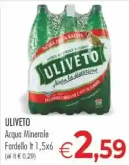 MerSi Supermercati Uliveto Acqua Minerale offerta