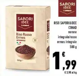 Conad Tuday Riso Rosso Ermes integrale offerta