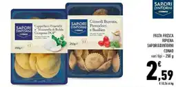 Conad Tuday Pasta fresca ripiena Saporidintorni offerta
