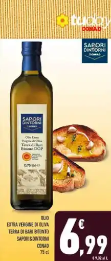 Conad Tuday Olio extra vergine di oliva terra di bari bitonto sapori&dintorni offerta