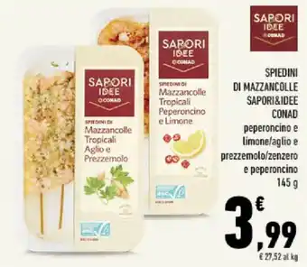 Spiedini di mazzancolle tropicali Sapori&Idee Conad