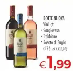 MerSi Supermercati Botte Nuova Vini Igt offerta