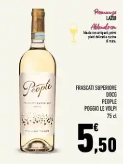 Conad Tuday Frascati Superiore DOCG People Poggio Le Volpi offerta