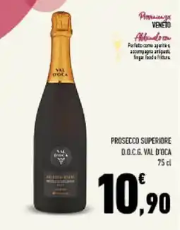 Conad Tuday Prosecco superiore Val d'Oca offerta