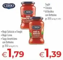 MerSi Supermercati Sugo al basilico Cirio offerta