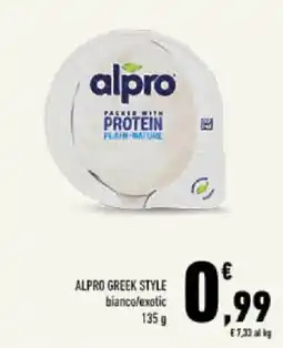 Conad Tuday Alpro Greek Style bianco/exotic offerta