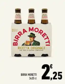 Conad Tuday Birra Moretti offerta