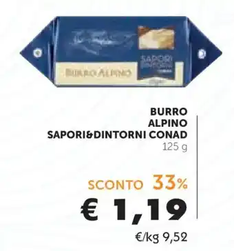 Burro alpino Sapori&Dintorni Conad
