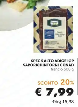 Conad Speck Alto Adige IGP Saporidintorni Conad offerta