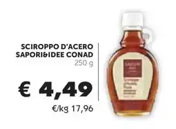Conad Sciroppo d'acero Sapori&Idee Conad offerta