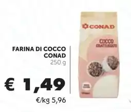 Conad Farina di cocco Conad offerta